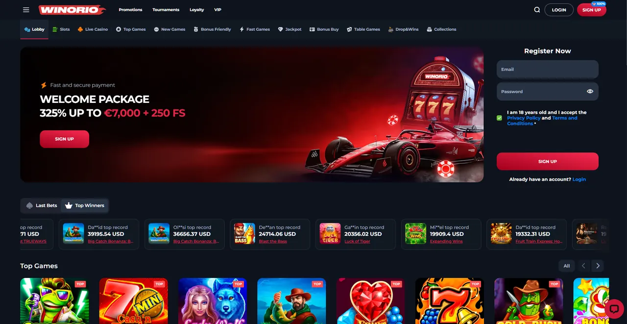 Winorio Casino – Επίσημη Αξιολόγηση 2026 Casino